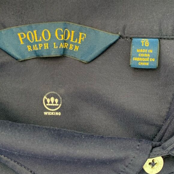 Polo Ralph Lauren Classic Navy Golf Polo Shirt - Picture 4 of 6